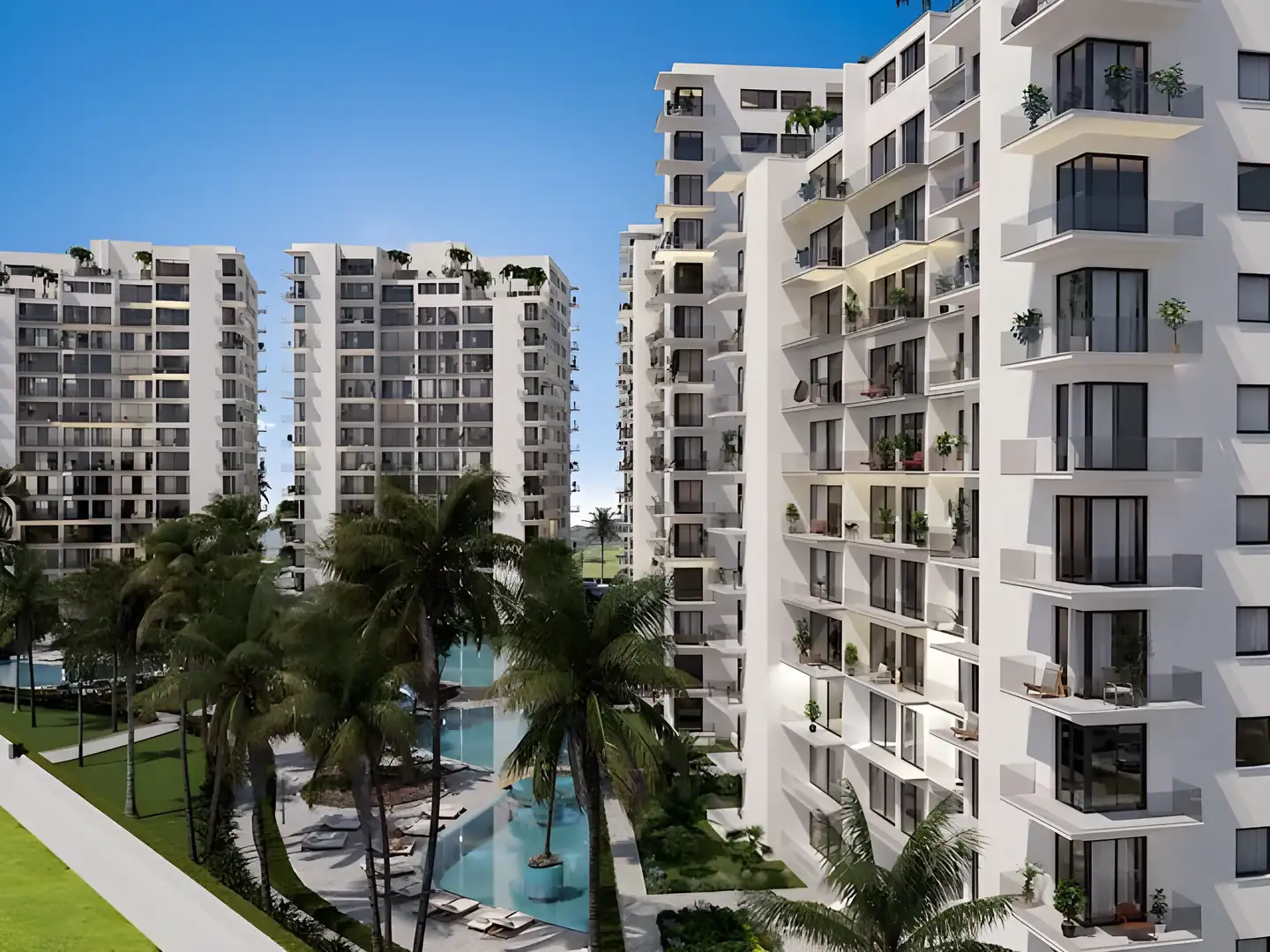 CC Towers İskele bloklar